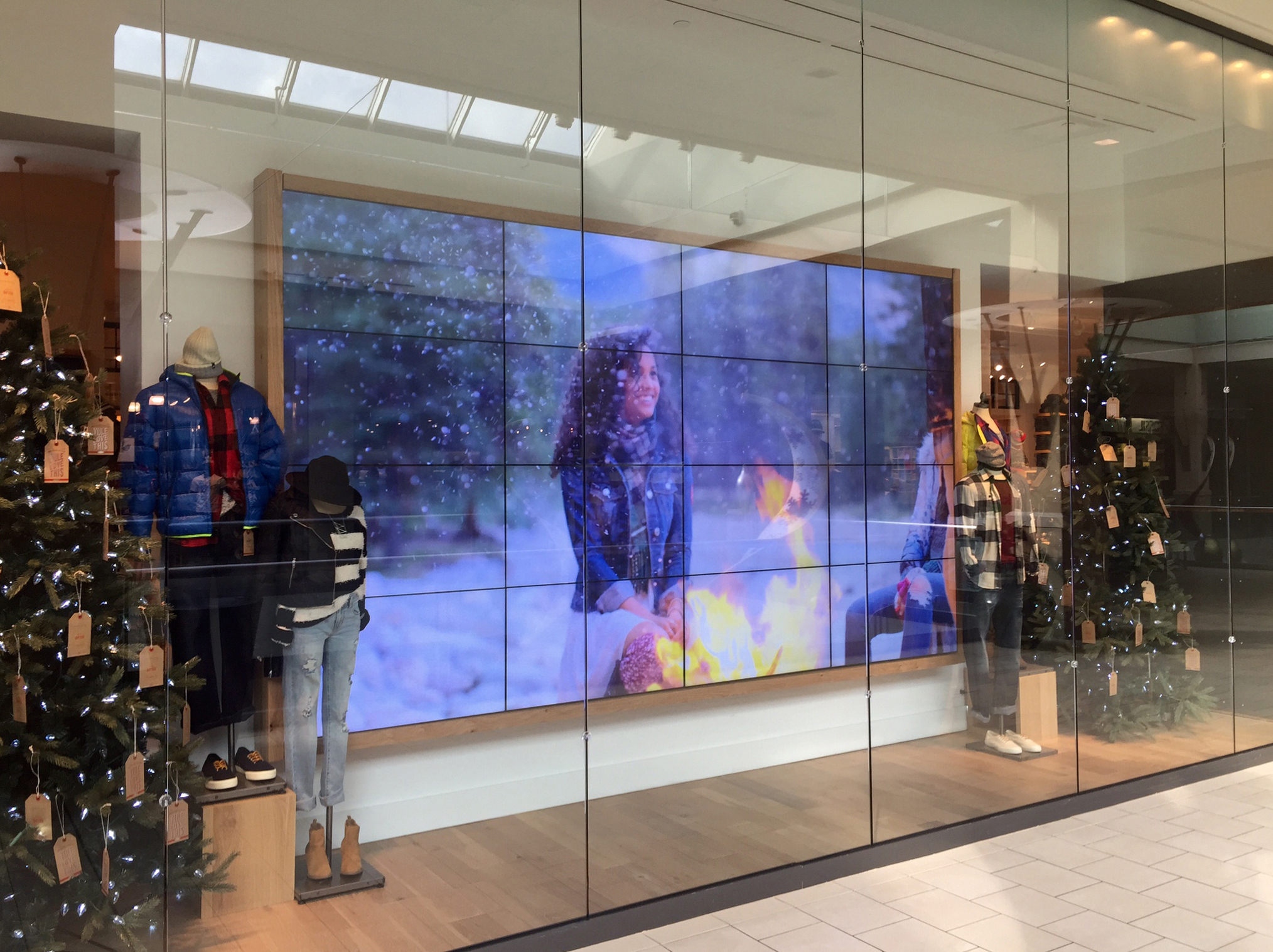 American Eagle Video Wall