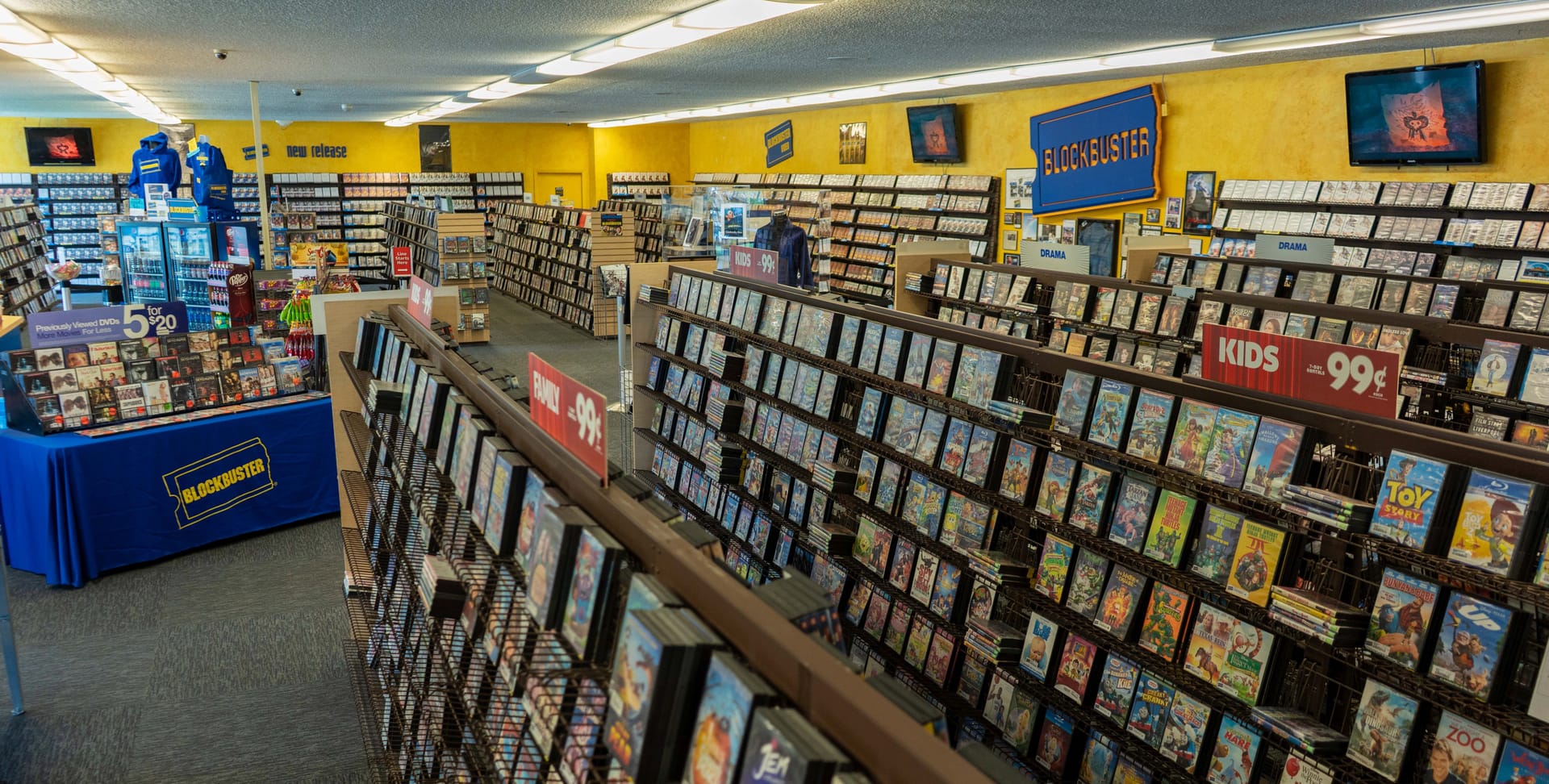 Blockbuster Interior